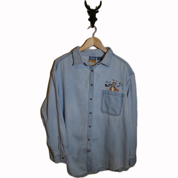 Vintage Disney Pooh Button down - Picture 1 of 4